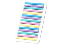 Post it 3000 feuilles d'autocollants de couleur, onglets transparents fluorescents, marque-pages adhésifs, fournitures scolaires et bureau(Color-11)