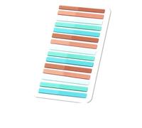 Post it 3000 feuilles d'autocollants de couleur, onglets transparents fluorescents, marque-pages adhésifs, fournitures scolaires et bureau(Color-7)