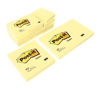 Post-it Notes autocollantes Grand format XXL – Jaune canari, 6 blocs (101×152 mm, 100 f.)