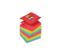 Bloc-notes - POST-IT - Lot de 6 - Super Sticky - Couleurs Bora Bora