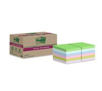 Post-it® 622 RSS12COL Post-it® Super Sticky Recycling Notes notes adhésives extra-fortes triées par couleur 12 blocs