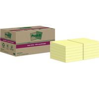 Post-it® 622 RSS12CY Post-it® Super Sticky Recycling Notes notes adhésives extra-fortes jaune 12 blocs