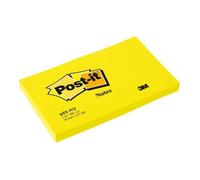 Post-it 655-NY Notes 76 x 127 mm 100 feuilles jaune fluo