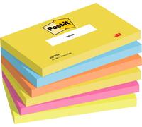 Post-it® 655-TFEN Feuille de route Collection active - 76 x 127 mm, 6x 100 pièces