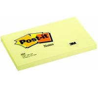 Post-it Notes repositionnables 127 x 76 mm - Jaune - Bloc de 100 feuilles