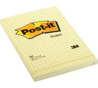 Post-It 662 Papillons adhésifs Rectangle Jaune 100 feuilles Auto-adhésives