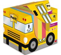 POST-IT 6720SS-8C Bloc de notes repositionnables Super Sticky - 63,5 x 76 mm, 8 pièces, assorties