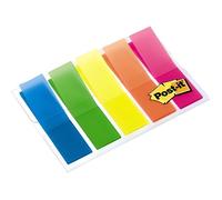 Post-it 683HF5 Étui transparent pour notes d'index 11,9 x 43,2 mm avec 5 blocs de 20 notes