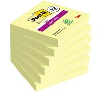 Post-it® 7100259321 4 + 2 S : Post-it® Super Sticky Notes notes adhésives jaune extra-fort 4 blocs + 2 blocs