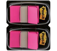 Post-it bande adhésive Index Standard 680-BP2EU 50 feuilles rose 2 pcs/paquet