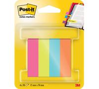 Post-it bande adhésive Page Marker 15 x 50 mm Poptimistic 4 blocs à 50 feuilles