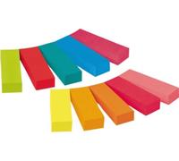 Post-it Bandes adhésives 670-10AB jaune, jaune ultra, rose pastel, orange fluorescent, rose ultra, vert fluorescent, bleu ultra, turquoise, rouge coquelicot,