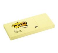Post-it - Bloc de 100 feuilles Jaune Pastel uni 38x51mm - Lot de 3 blocs G