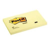 Post-It 655E Bloc repositionnable de 100 feuilles 76 x 127 mm Jaune