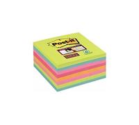 post-it bloc-note super sticky notes, 76 x 76 mm, assorti noir