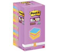 Post-It Bloc-Note Super Sticky Notes, 76 X 76 Mm Tower