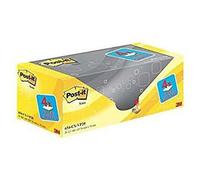 Post-it Notes autocollantes – Pack promo 20 blocs, 100 feuilles par bloc, 76×76 mm, jaune pastel
