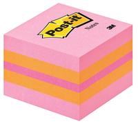 Bloc cube couleurs rose Post-it 51 x 51 mm - bloc de 400 feuilles