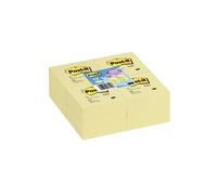 Post-it Notes autocollantes Pack promo 12+12 gratuits 100 feuilles par bloc 76×76mm Jaune pastel