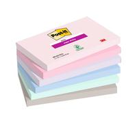 Post-it Notes autocollantes Super Sticky Soulful 76 x 127 mm - 6 blocs de 90 feuilles