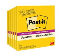 Post-it BN11 Lot de 6 grandes notes super adh sives 27,9 x 27,9 cm 1 bloc de 30 feuilles par bloc