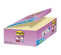 Post-it boîte de 24 notes repositionnables super adhésif 90 feuilles jaune 622sy-24