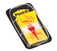 Post-it Distributeur de 50 marque-pages avec Onglets séparateurs Jaune