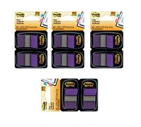 Post-it Drapeaux, 1 po, violet, 50/distributeur, 2 distributeurs/paquet, lot de 4 (680-PU2)
