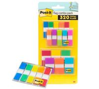 Post-it drapeaux 320 Flags Assorted Colors Combo Pack