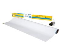 Post-it Easy Erase Surface Tableau Blanc, 1 Rouleau, 121,9 cm x 182,9 cm | Film Tableau Blanc pour Brainstorming et Planification, Résistant aux Taches ; Adhère Fermement et se Retire Proprement