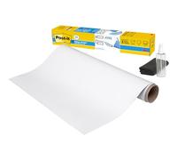 Post-it Easy Erase Surface Tableau Blanc, 1 Rouleau, 121,9 cm x 242 cm | Film Tableau Blanc pour Brainstorming et Planification, Résistant aux Taches ; Adhère Fermement et se Retire Proprement
