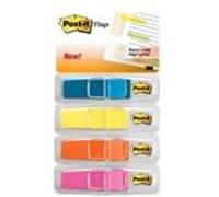 Post-it Marque-pages étroits 11,9×43,2 mm – 140 feuilles (4 dévidoirs) Couleurs intenses