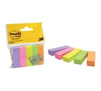 Post-It Index Marque Page 670 100f, 5 Couleurs Néon 15x50 Mm, Pack 6+3