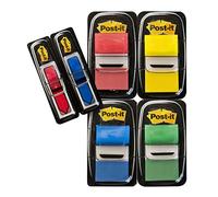 Post-it Index 680 – 4 dévidoirs (50 marque-pages) + 2 recharges flèches offertes