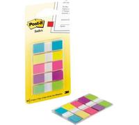 Post-it Index Mini 11,9 x 43,2 mm 5 couleurs turquoise jaune rose violet vert
