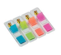 Post-it Index repositionnables 11,9 x 43,2 mm 4 distributeurs bleu vert orange rose