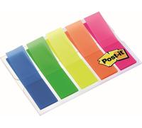 Post-it Index repositionnables 11,9 x 43,2 mm 5 couleurs 5 x 20 bandes