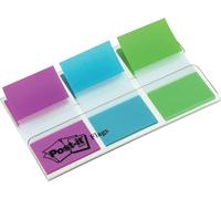 Post-it Index repositionnables 25,4 x 43,2 mm 3 couleurs 3 blocs