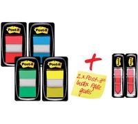 Post-it Index repositionnables 25,4 x 43,2 mm pack avantageux