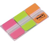 Post-it® Index Strong pastilles de classement, standard, différentes couleurs, 25,4 mm x 38,1 mm, 66 pastilles adhésives/distributeur, 1 distributeur/paquet | Paquet (1 unité)