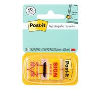 Post-it Languettes "Sign Here" 25 mm Lot de 50 (Import Royaume Uni)