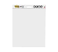 Post-it - Lot de 2 - 3M Post-it Meeting-Charts, 635 x 762 mm, blanc, en blanc 30 feuilles/bloc, paquet de 2 blocs -559