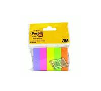 Post-it - Lot de 5 blocs de 100 feuilles "Markers" Néon assortis 15x50mm