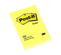 POST-IT Lot de 6 Blocs de 100 feuilles Notes adhésives 51 x 76 mm jaune