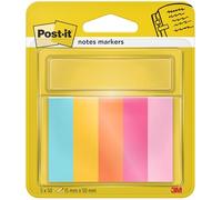 Post-it Marque-pages en papier Beachside – 5 blocs, 250 marque-pages (15×50 mm)