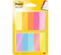 Post-it Bandes adhésives 670-10AB jaune, jaune ultra, rose pastel, orange fluorescent, rose ultra,