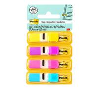 Post-it Marque-Pages Étroits, Pack de 4 Distributeurs, 35 Marque-Pages par Distr