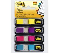Post-it Marque-Pages Étroits, Pack de 4 Distributeurs, 35 Marque-Pages par Distr