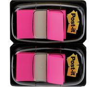 Post-it Marque-Pages, Moyen, Rose, 100 Marque-Pages, 25.4 mm x 43.2 mm - Pour Ma