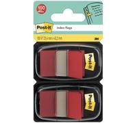 Post-it Marque-pages Index 2 x 3m Rouge Éfillé – Pack avantageux